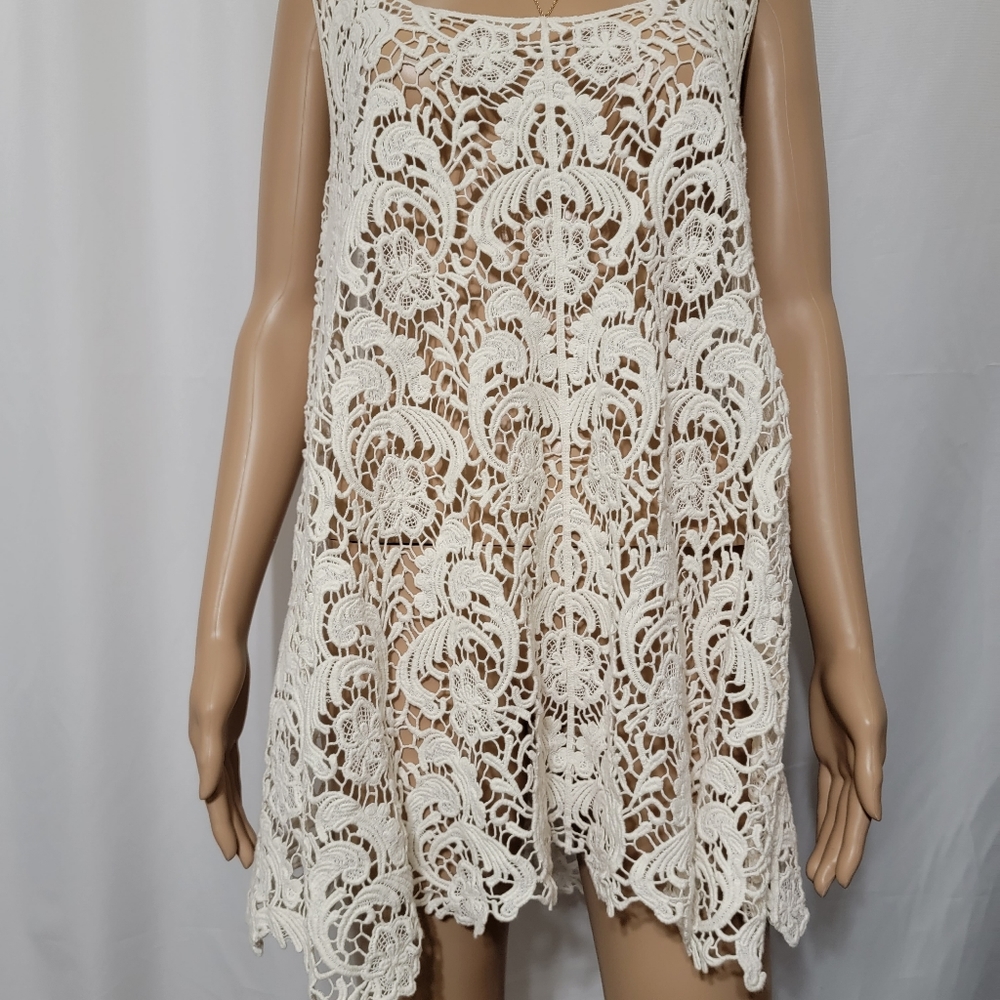 Lane bryant 24/26 white coverup top NWOT